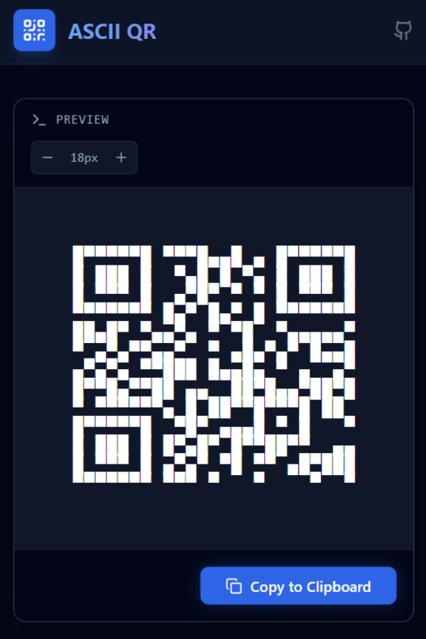 ascii qr thumbnail